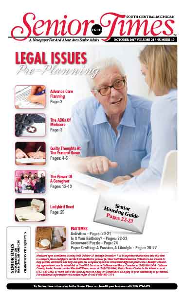 Senior Times Legal Issues Pre-Planning Cover