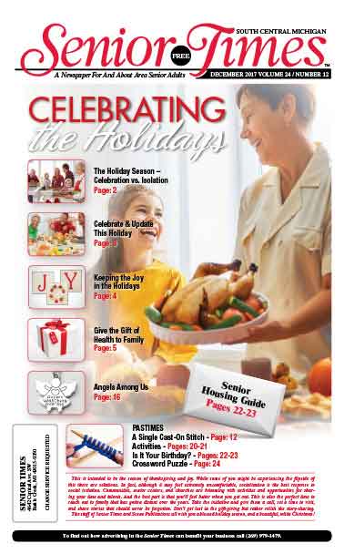 Senior Times Celebrating The Holidays Cover