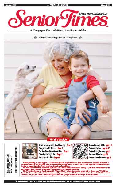 Senior Times - Grand Parenting, Pets, Caregivers